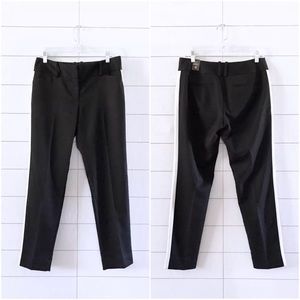 The Limited Blk White Tuxedo Stripe Cassidy Pants
